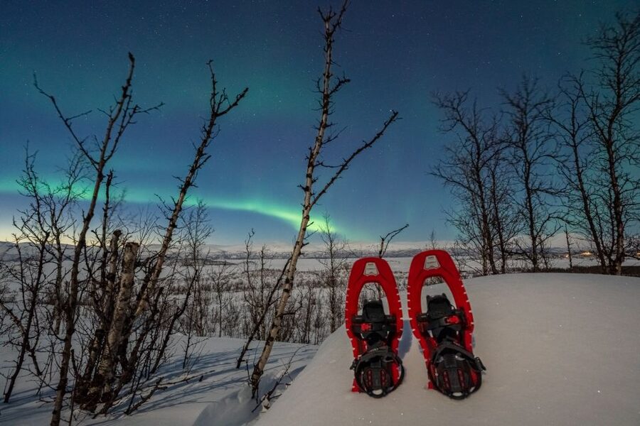 Abisko: Aurora Snowshoeing - Starting from Abisko or Björkliden