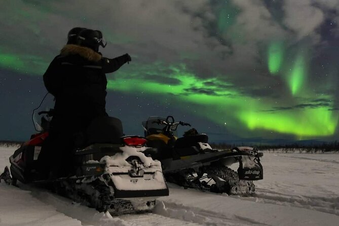 Enjoy the Aurora show on top of the mountain inc tipi dinner - Starting from Kiruna at 5:30 pm