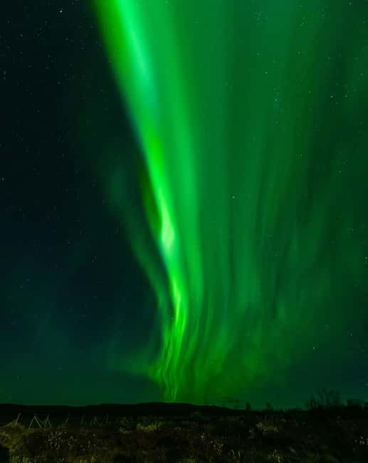 Experience the majestic Auroras Kiruna-Abisko & lodge dinner - My call: book it for the full Arctic evening