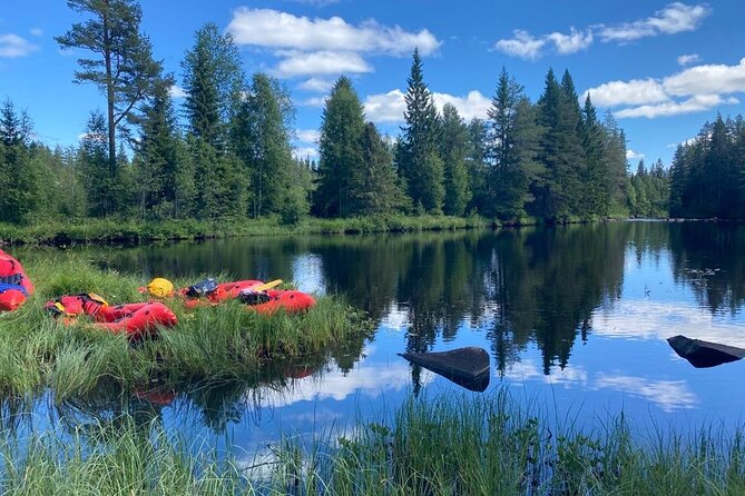 Family Packraft tour in Sälen - What the 10 AM start really means