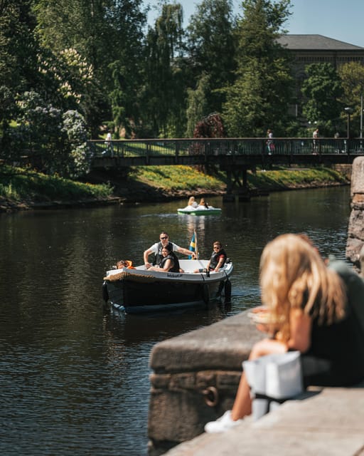 Gothenburg city center: Electric selfdrive boat tour - Is $99 good value for your group?