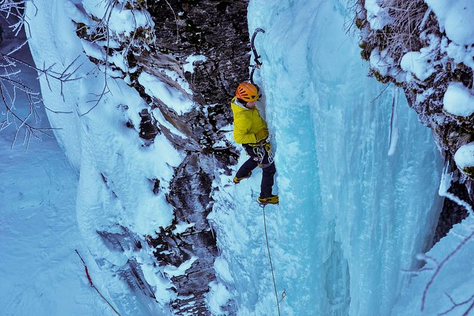 Ice Climbing Experience with Certified Guide - Reaching the icefall from Abisko