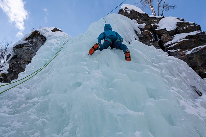 Ice Climbing Experience with Certified Guide - Safety, belaying, and the role of the guide