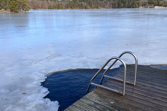 Icebathing and Sauna, Forest Hike and Fireplace Lunch - Private - Lunch beside an open fireplace