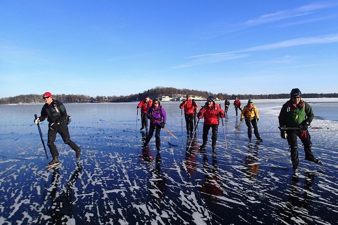 Introduction to Ice Skating on Natural Ice in Stockholm - Learning to use Nordic skates