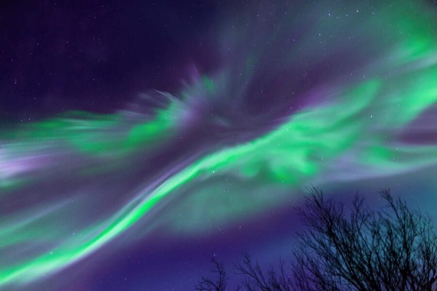 Kiruna: Northern Lights Minivan Chase with Warm Drink - Chasing clearer skies beyond Kiruna