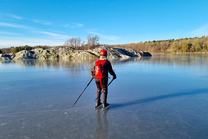 Nordic Ice Skating on a Frozen Lake in Stockholm - A beginner pace without the usual pressure