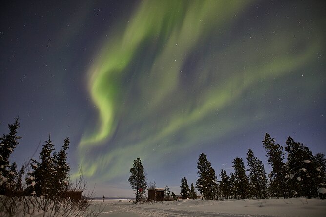 Northern Light Photo tour - Setting out from Kiruna after dark