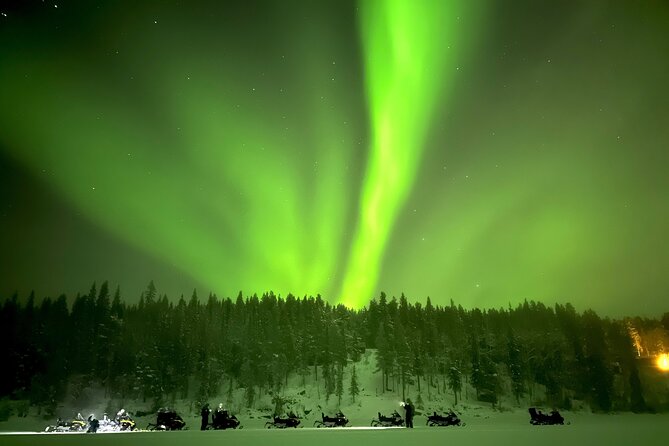 Northern Light snowmobile tour in Kiruna 7:30 pm - Chasing the Northern Lights without a promise