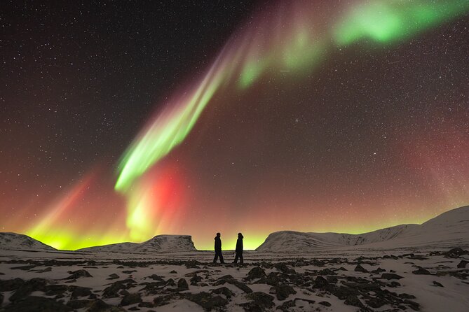 Northern Lights Photo Expedition Dinner Included from Abisko - Waiting beside the fire and Sami tent