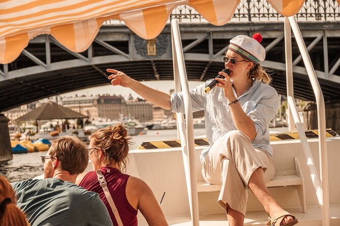 Open Electric Boat Ride in Stockholm with Live-Guide - The Royal Palace and the Riksdag from the water