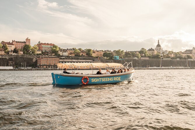 Open Electric Boat Ride in Stockholm with Live-Guide - Opera, National Museum, and the waterfront of Östermalm