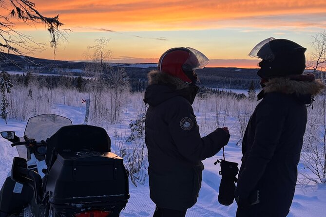 Private snowmobile day tours - Looking for Reindeer and Moose