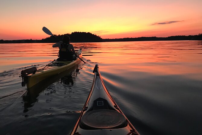 PRIVATE Sunset Kayaking in Stockholm Archipelago Nature Reserve - Who will enjoy this kayak outing most