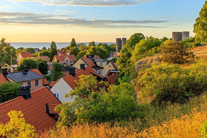 Private Walking Tour of Visby with Cathedral and Gardens - Norderport, where the wall meets the sea