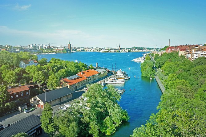 Self-Guided Kayak Adventure In Central Stockholm (Two-man kayak) - Looking toward Gamla Stan and the royal shoreline