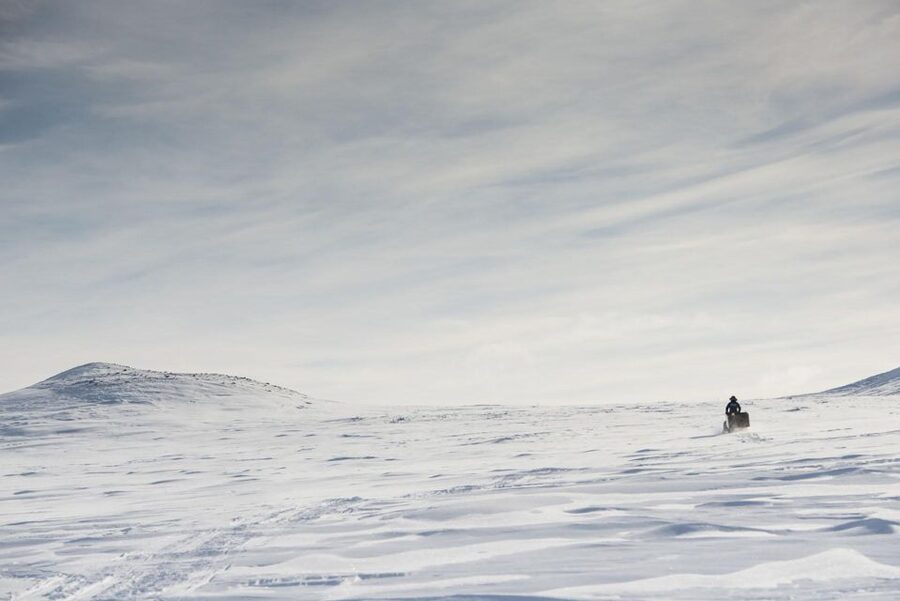 Snowmobile Adventure Abisko (Shared) - Riding through Abisko at a beginner-friendly pace