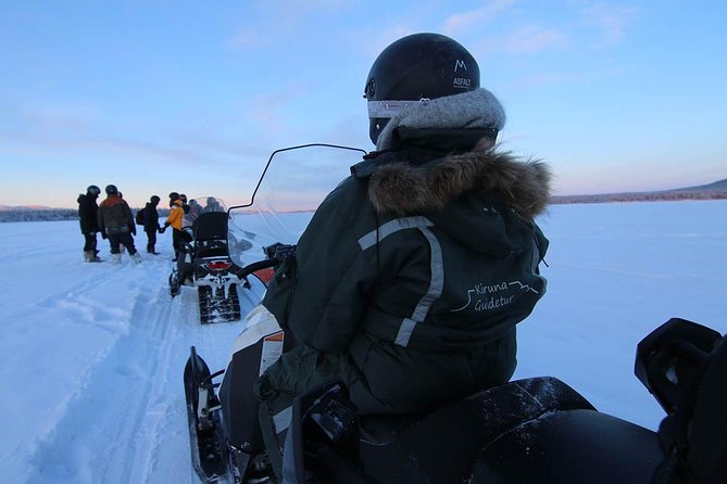 Snowmobile Arctic Adventure - Lunch in a wooden hut beside the fire
