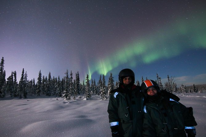 Snowmobile Aurora Expedition with dinner - Hunting the Northern Lights without a promise