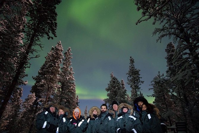 Snowmobile Aurora Expedition with dinner - Dinner in a forest hut