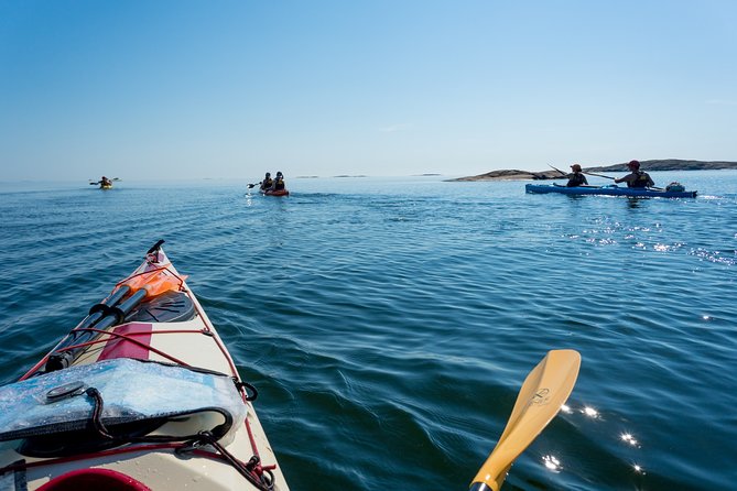 Stockholm Archipelago Tour by Kayak - The first paddle: instruction before open water