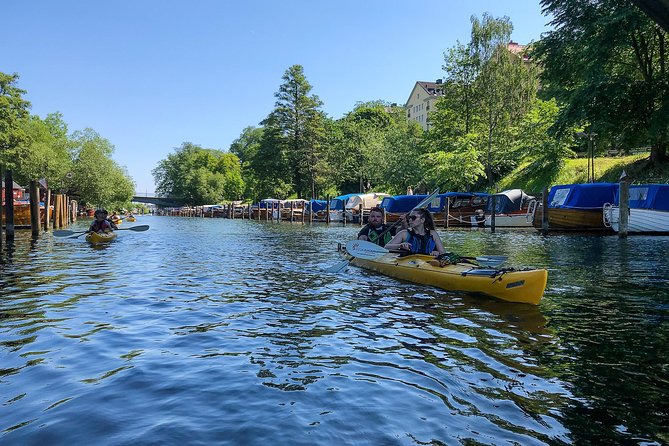 Stockholm City Evening Kayak Tour - The Midsummer meal on a scenic island