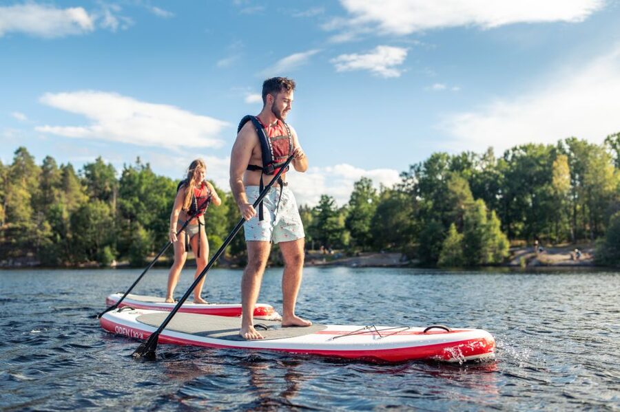 Stockholm: City Highlights Self-Guided SUP Tour - Paddling toward Old Town and Kungsholmen