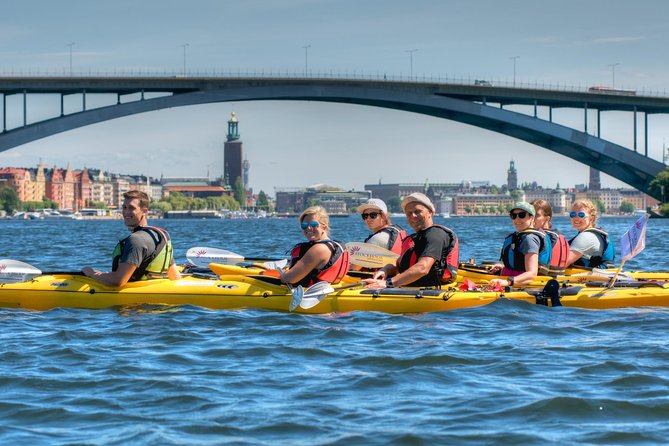 Stockholm City Kayak Tour - Riddarholmen and the old city from water level