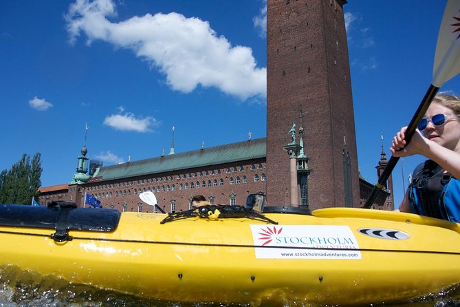 Stockholm City Kayak Tour - Södermalm and the wooden boats of Långholmen