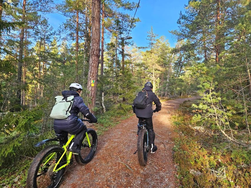 Stockholm: Fat Bike Forest Adventure with Lunch and Sauna - Sauna, shower, and a clean finish