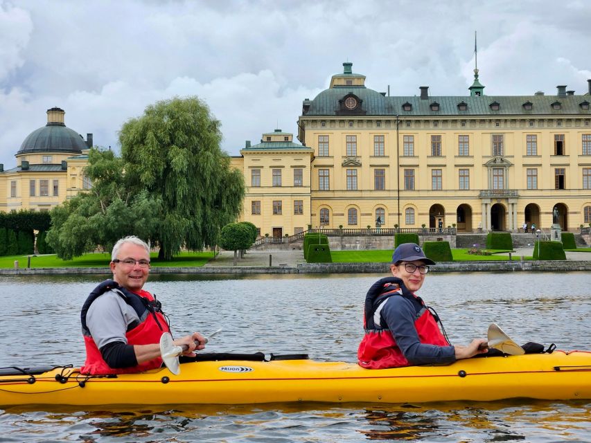 Stockholm: Guided Kayak Tour to Drottningholm Royal Palace - Walking through the palace gardens