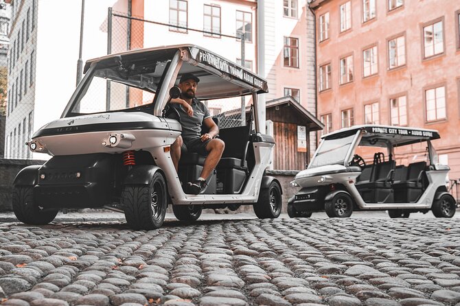 Stockholm Highlights: Private Golf Cart Tour - Fjällgatan: another angle over Stockholm