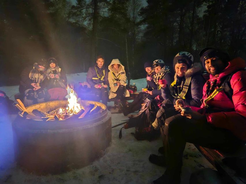 Stockholm: Ice Skating in the Moonlight with Hot Chocolate - Learning to skate on moving, uneven ice