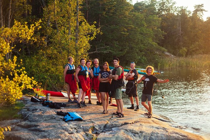 Stockholm: Kayaking tour around Vaxholm Archipelago with Fika - Bogesundslandet, meadows, horses, and old oaks
