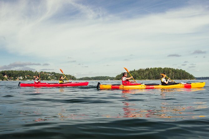 Stockholm: Kayaking tour around Vaxholm Archipelago with Fika - Resarö and the Ytterby Mine