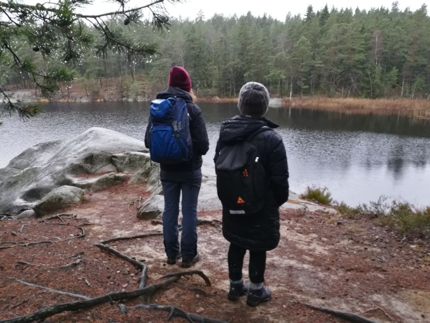 Stockholm: Nature Hike with Campfire Lunch - From Stockholm streets to a snowy nature reserve