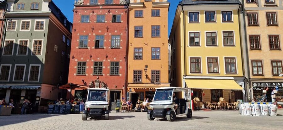 Stockholm Private Golf Cart Tours - Waterfront architecture and the first island crossings