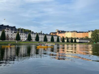 Sunset Kayak Tour in the City + Swedish Fika