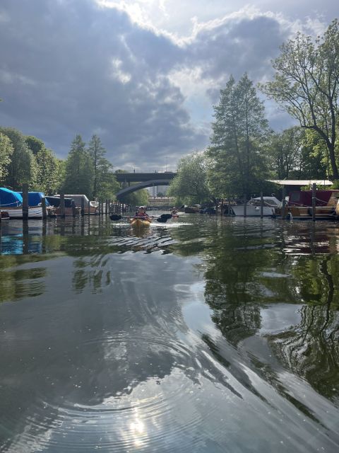 Stockholm: Sunset Kayak Tour in the City + Swedish Fika - The second 1.5-hour paddle toward the returning skyline