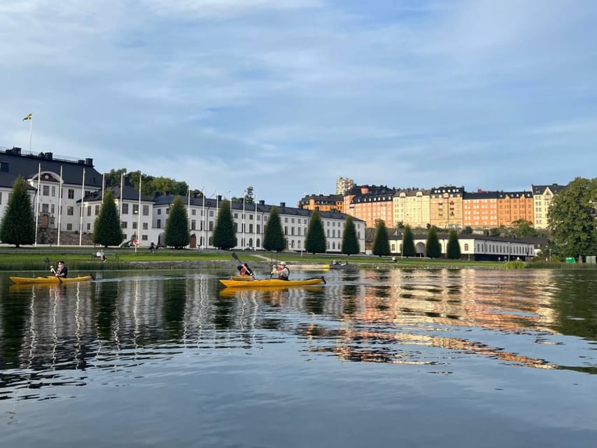 Stockholm: Sunset Kayak Tour in the City + Swedish Fika - Meeting at Rålis Kayak on Kungsholmen