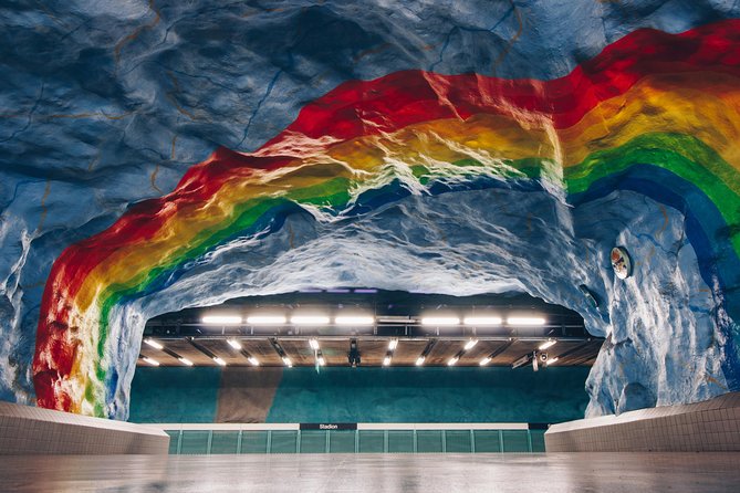 Stockholm: Underground Metro Art Ride with a Local - The Olympic tribute underground