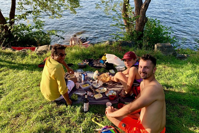 Sunset Kayak Tour in Central Stockholm and Swedish Fika - Swedish fika beside the water